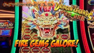 DRAGON LEGENDS FIRE GEM AMAZING Slot FIRE UPGRADE BONUS WINS!!