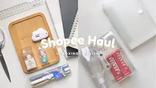 shopee haul for my desk makeover // part 1 (affordable finds)