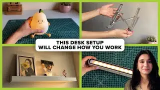 This Desk Setup Boosts Focus & Productivity | Work Smarter at Home ft. @drishtiispeaks  | GIVEAWAY