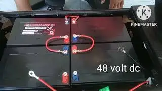 รถไฟฟ้า》วิธีต่อแบตเตอรี่ 48 v. : battery connect@Thim2002