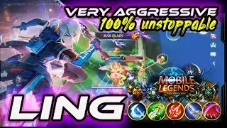 LING GOD MODE STILL OVERPOWER BEST BUILD 2022 #mobilelegends #mlbb