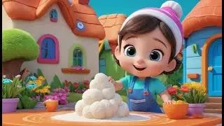 Cloud Dough Go Puff Puff Puff | English Nursery Rhyme | Kids Songs | Baby Music