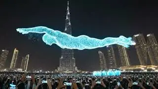 Guinness world record Burj khalifa Dubai 25,000 drone show 2026 