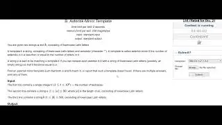 B. Asterisk-Minor Template Problem Codeforces Solution round 144 || div2  source code in c++