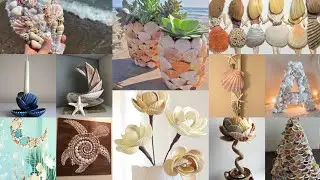 Sea Shell Art and craft Ideas | Stunning Crafts You Must Try @myartworld-n 