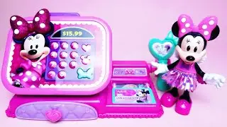 Disney Minnie Mouse Cash Register Set Satisfying with Unboxing Compilation Toys ASMR