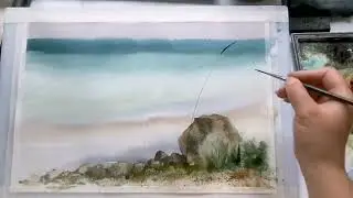 Beginner-Friendly Watercolor Landscape Tutorial | Easy & Simple Painting