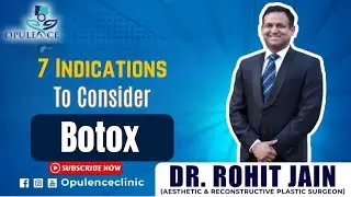 7 Indications to consider Botox. Dr. Rohit Jain. #Opulenceclinic