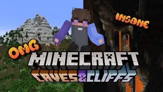 Reacting to the Minecraft Caves and Cliffs Update(SICK)