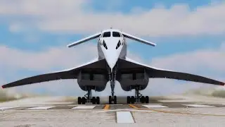 TU-144 Supersonic Beast Takeoff From a Small Snowy Runway | MSFS 2020