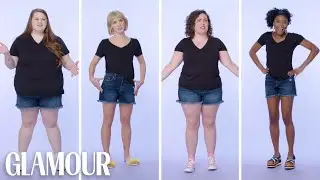 Women Sizes 0 Through 26 Try on the Same Pair of Jean Shorts | Glamour