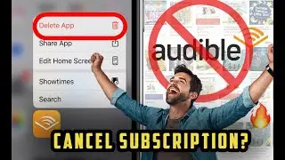 CANCEL AUDIBLE- How To Download AUDIO BOOKS for FREE Your iPhone EASY