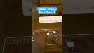 Tastiera Virtuale su Meta Quest 3 (v85) #realtavirtuale #quest3