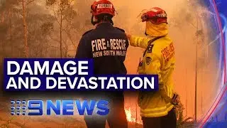 NSW Bushfires: Highlands under threat | Nine News Australia