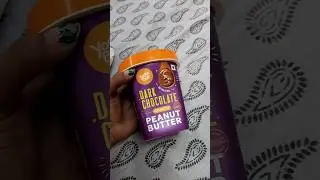 Yogabar Dark chocolate peanut butter 🧈 🥜#chocolate #yummy #youtubeshorts #delicious