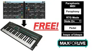 Turn Polyphonic Synths into Paraphonic Ones With This Free Max for Live Device!