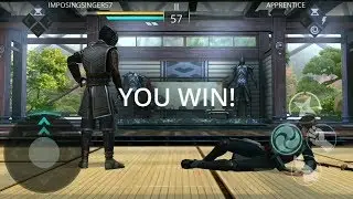 How to beat APPRENTICE in SHADOW FIGHT 3;HARD DIFFICULTY ;CHAPTER 3 ;MAIN QUEST