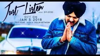 JUST LISTEN l SIDHU MOOSE WALA l#sidhumoosewala #punjabi Gangster music 🎵 Silent Records Non-stop