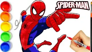 How to draw Spiderman Easy Step By Step | Spider-Man