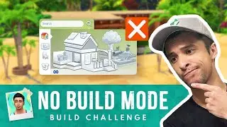 Can I Build a Sims 4 Beach House with NO BUILD MODE?