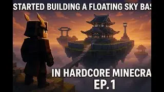 I Started Building a Floating Sky Base in Hardcore Minecraft &ndash; Ep. 1