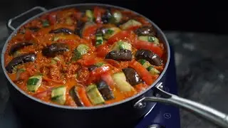 Best Vegetarian French Ratatouille Recipe |Classic Layered Ratatouille with Perfectly Cooked Veggies