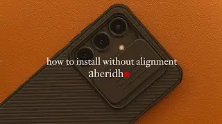 How to install screen protector PERFECTLY | Nilkin case tempered glass - CamShield Pro Camera 