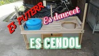 gerobak es puter, es dawet dan cendol #gerobakmotor #gerobakesputer #gerobakcendol