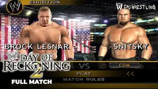 WWE DOR 2 | Hardcore Match: Brock Lesnar vs Snitsky