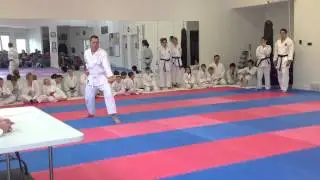 8-й тест Кю: основы, Хэйан Сёдан, Санбон кумитэ | Сэнсэй Рон Порат Чарльзвуд Каратэ 2012