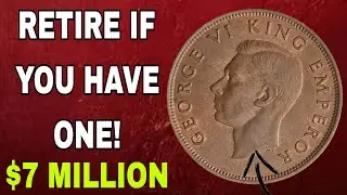 Most RARE One Penny &Half Crown Coin UK King George VI First Portrait Coins Worth A LOT of Money
