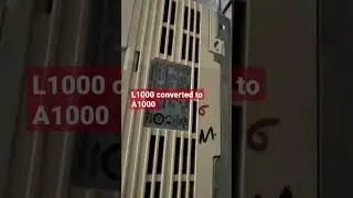 Yaskawa L1000 converted to A1000 ac drive repair #acdrive #repairing #automation