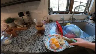 A Sandwich, Ice-cream, and a cup of coffee | American Kitchen Ep. 2