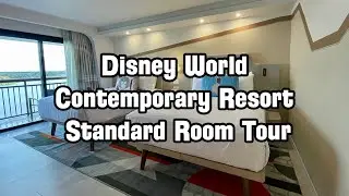 Disney's Contemporary Resort Standard Room Tour   Walt Disney World