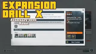 GFL2 - Expansion Drill X - January Reset 2026 - Girls Frontline 2 Exilium