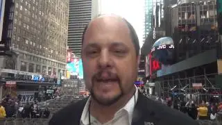 Rich Bender at Beat the Streets event in Times Square