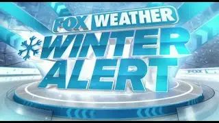 Fox Weather Winter Weather Alert stinger loop
