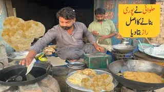 Rs 60/- Winter Warmth! Pakistan's Famous Halwa Puri Breakfast