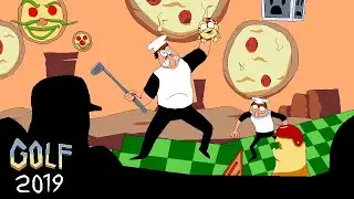 Yet another Pizza Tower mod: Golf 2019 showcase and P-rank