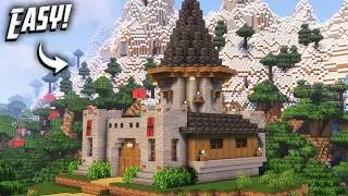 Minecraft: How To Build A Survival Castle House Tutorial