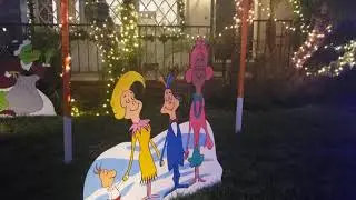 the best whoville why the grinch stole Christmas holiday lawn lights display