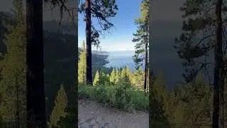View of Lake Tahoe #lakeview #laketahoe #inclinevillage #hiking #outdoors