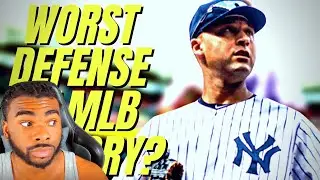 FOOTBALL FAN REACTS TO Is Derek Jeter The Most Overrated Player Ever? ( MLB FIRST TIME REACTION)