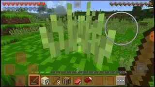 играю в Майн 💥Craft Earth Boy🤟. 🙁  Нашёл деревню.      1 часть