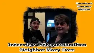 Interviewing our Neighbor from Hamilton Street Mary Dorr about Ghosts (Throwback Thursday 2012)