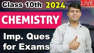 Chemistry Important Questions | 2024 Exams Revision | ICSE Class 10th Chemistry
