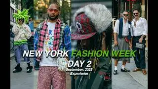 New York Fashion Week September 2025 Day 2 Experience ( SS26 season street style ) - Fit checks