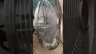 Argos chrome desk fan