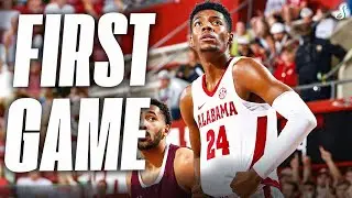 Brandon Miller Headlines Alabama Debut With DOUBLE-DOUBLE | 14 PTS & 13 REB