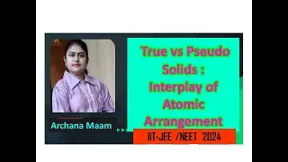 #True solids vs #pseudosolids :Interplay of Atomic arrangement